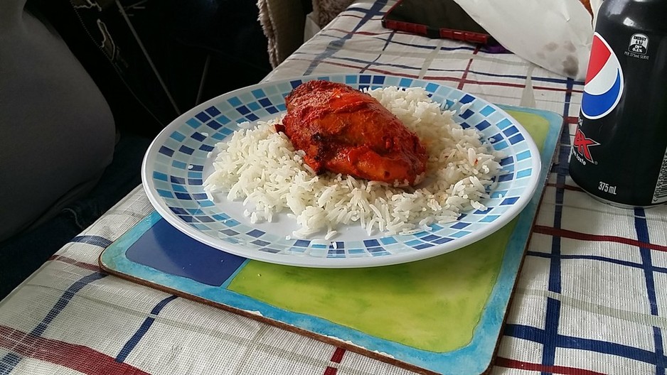 Nargis Gourmet Food Pic 1 - Butter Chicken and rice at home