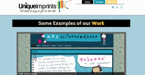 Unique Imprints Pty Ltd Pic 2 - Unique Imprints Web Design Springfield Custom web design on CMS for local Brisbane Illustrator