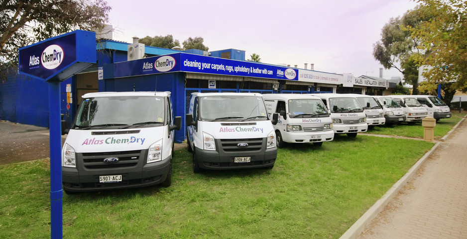 Atlas Chem-Dry Pic 2 - Our mighty fleet of vans We go everywhere in Adelaide between Moana to Gawler Bridgewater to Glenelg