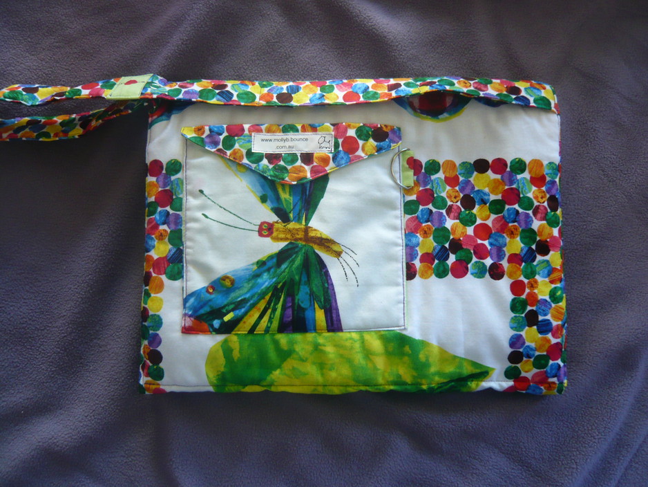 MollyB Quality Handmade Baby Accessories Pic 1 - major change nappy wallet