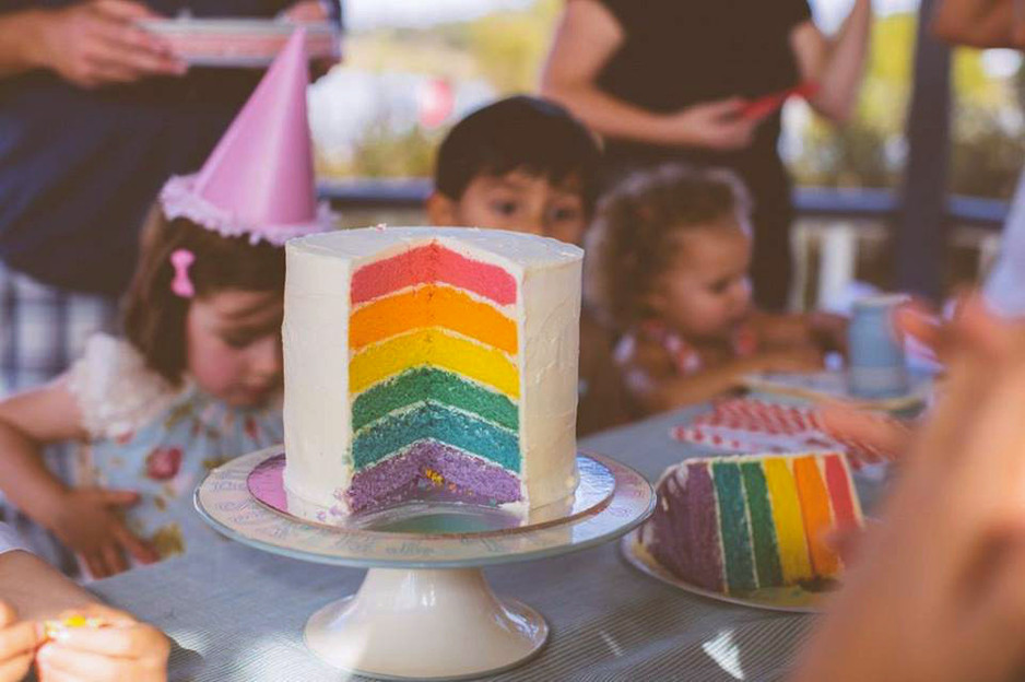 Eat a Rainbow Pic 1 - Rainbow cake 6 layers