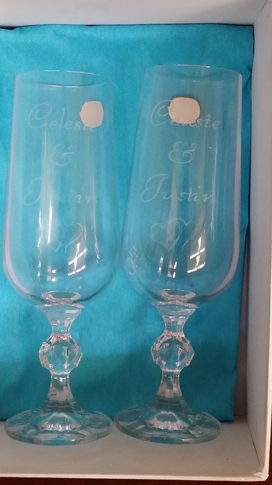 Coast and Country Engraving Pic 1 - Laser Engraved Personalised Glassware