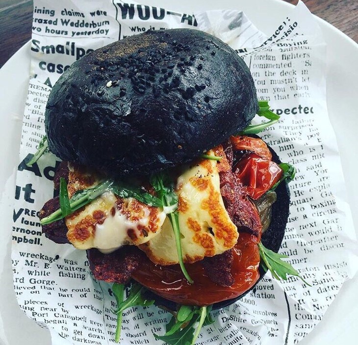 Fuel And Co Pic 1 - Black brioche breakfast burger