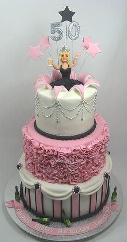 Carry's Cakes Pic 3 - Princess 50th Birthday Cake by Carrys Cakes