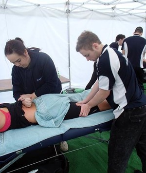 Australian College of Sports Therapy Pic 3 - Students experience real world environments at major events