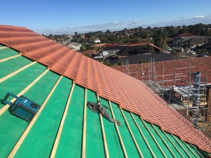 Josgren Roofing Projects Pic 2 - Halfway there