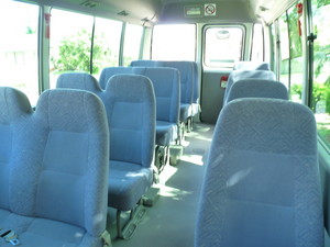 Stingray Minibus Pic 3 - Seats in Coaster 21 passengers