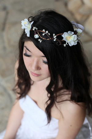 All About Romance Pic 4 - Sophie Woodland Flower Wreath