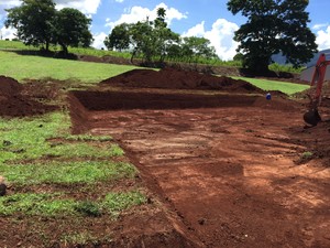 Beanham's Earthmoving Pic 5 - House Pad Work Goldsborough Valley