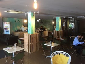 X & Co. Pic 2 - Variety of seating styles inside