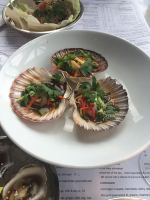 The Rocks Mornington Pic 4 - Scallops to die for