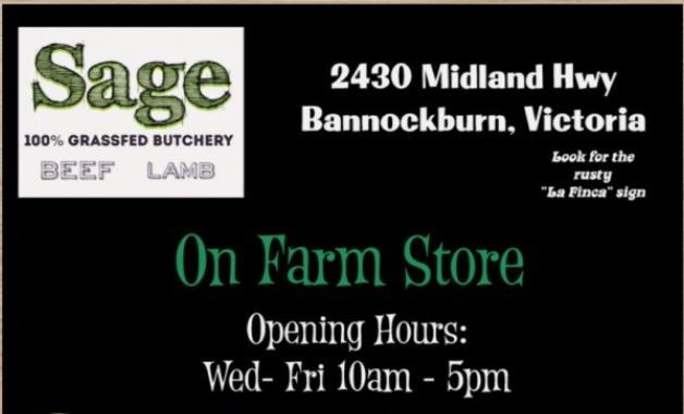 Sagechoice Pic 1 - On Farm store opening hours