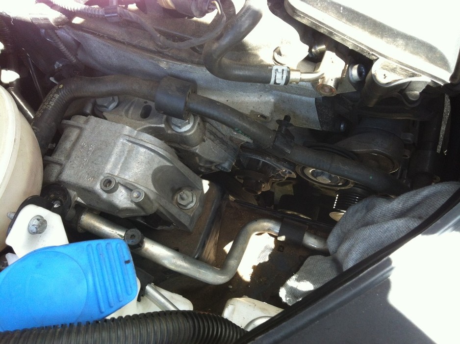 Mobile Car Mechanic Pic 1 - Replacing Water Pump on a 2012 VW R36