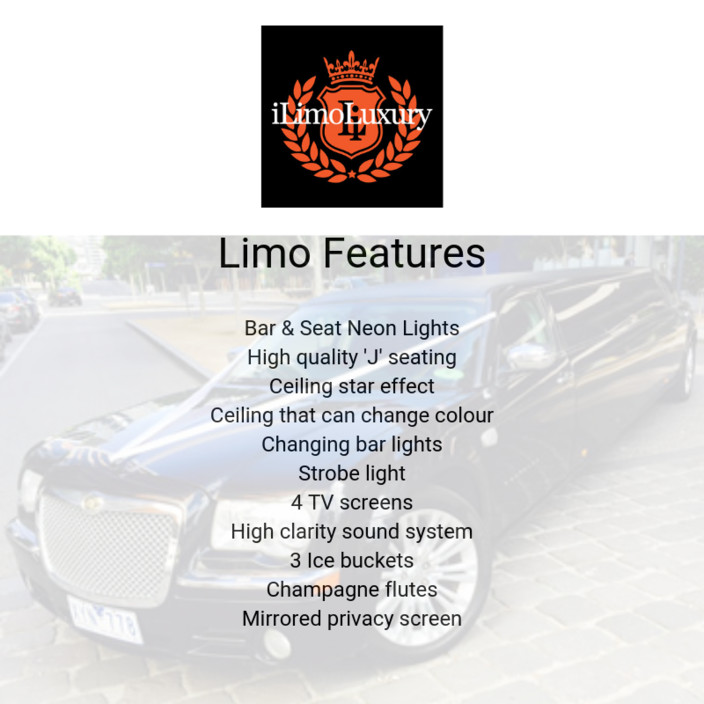 iLimo Pic 1 - Luxury Features