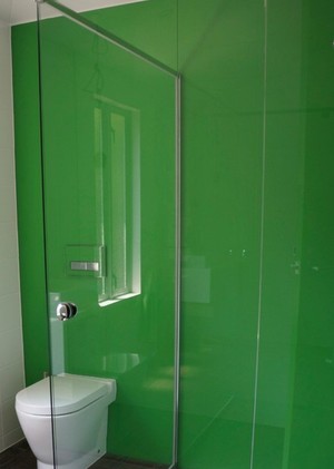 A Plus Spray Painting Pic 5 - Green splashback