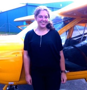 Hastings District Flying Club Pic 3 - Our youngest pilot Joanna Oreb in the entire HDFC 56 years history to go solo at 15 years and 1 month old