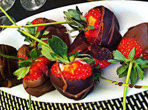 David Jones Pic 4 - DJs food hall has the most ultimate and enormous chocolate strawberries