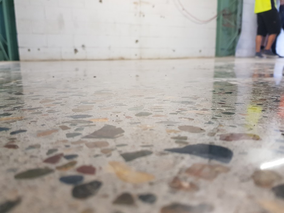 Industrialised Wares Pic 1 - Polished Concrete Warehouse Floor