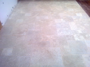 Tile laying company Pic 3 - Travertine French pattern