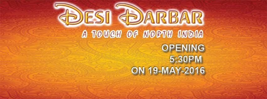 Desi Darbar Australia Pic 1 - Opening 530PM On 19May2016