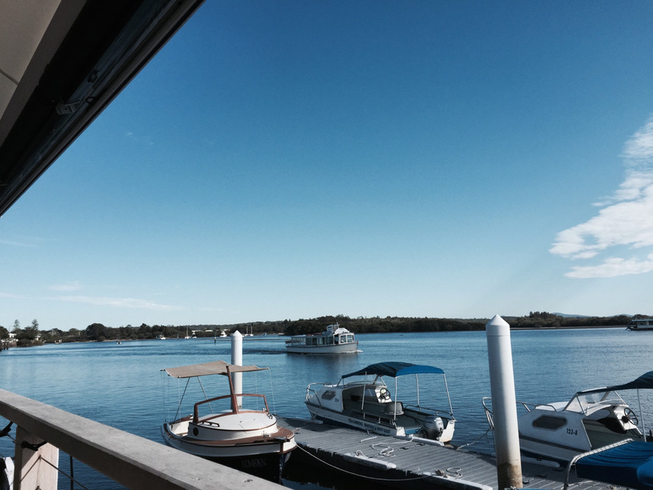 Tea Gardens Boatshed Pic 1 - Breakfast view