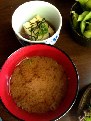 Katsu Yachiyo Pic 5 - Miso Soup Agedashi Tofu