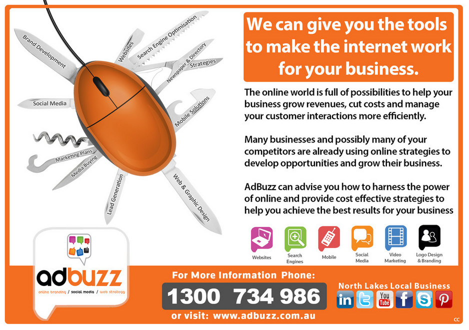 AdBuzz Australia Pty Ltd Pic 1 - We can give you the tools to make the internet work for your business