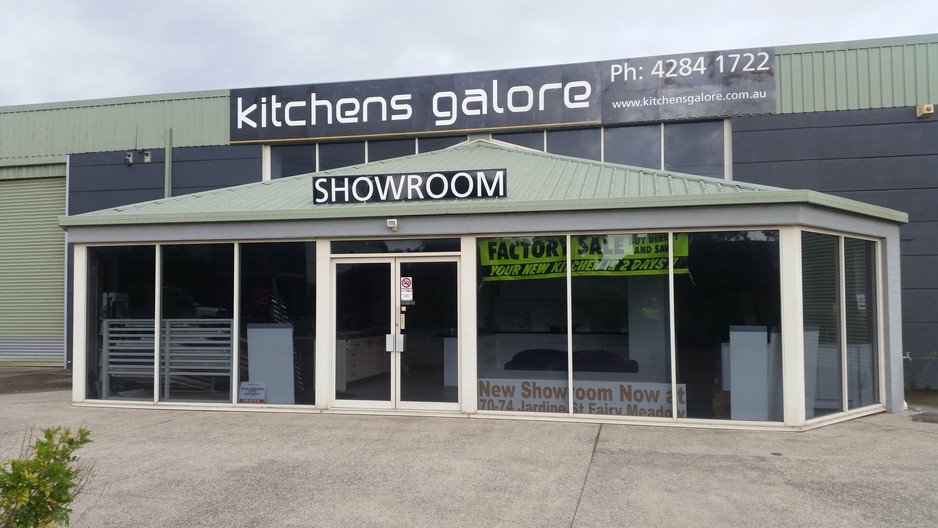 Kitchens Galore Pty Ltd Pic 2 - Kitchens Galore New Modern Showroom 7074 Jardine St Fairy Meadow