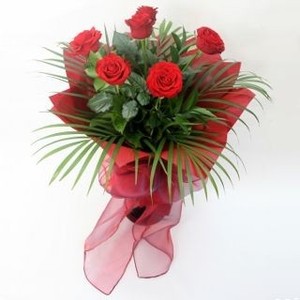 Wild Blooming Bunch Florist Pic 2 - 6 long stem roses from 3500