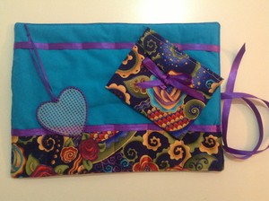 Little Sis Creations Pic 2 - Travel Jewelry Wrap Bangle Pouch pack wrap your precious favourite jewels for your next trip away Fantastic gift idea for the hard to buy for lady Reg 3495 now 2995