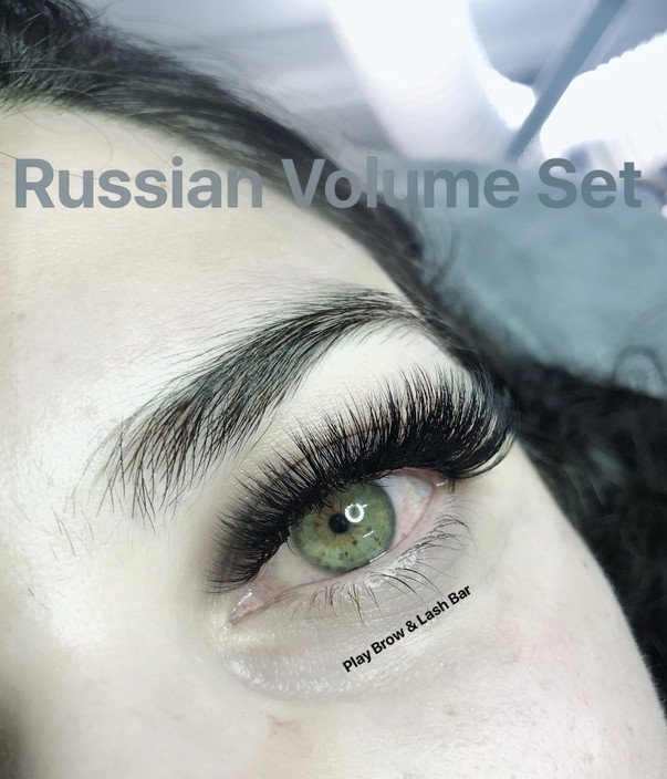 Play Brow  and Lash Bar Pic 1 - Russian Volume set