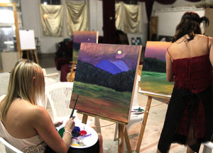 Wild At Art Pic 4 - A painting workshop with fabulous results