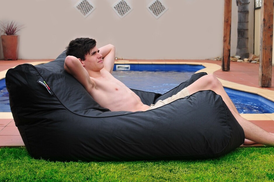 Boutique Bean Bags Pic 1 - Colossus waterproof fabric outdoor bean bag