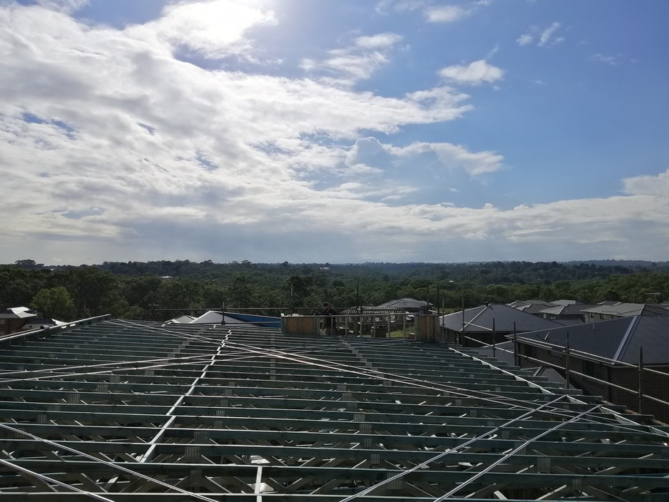 Elysee Building  Carpentry Pic 1 - Great view from the roof of a frame in Kellyville