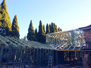 Elysee Building  Carpentry Pic 3 - framework done at an extension in Wentworth falls