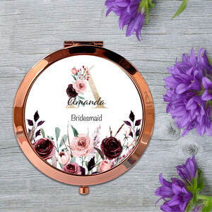 Blue Box Gifts Pic 5 - Personalised Compact MIrrors