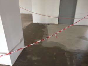 Aqua Surface Solutions Pty Ltd Pic 2 - Floor Levelling before sheet vinyl installation