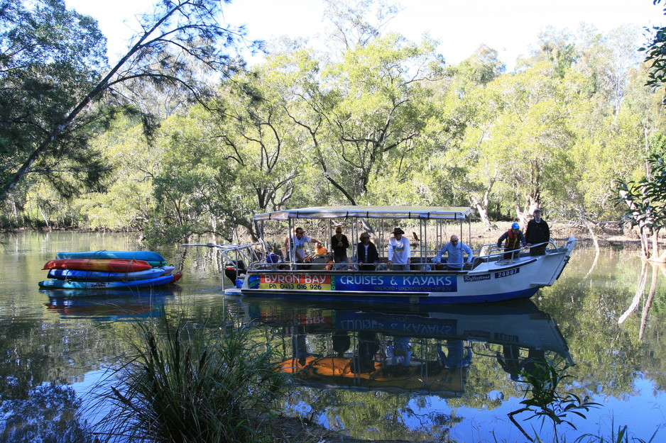 Byron Bay Eco Cruises & Kayaks Pic 1 - Cruise the beautiful Brunswick River with your local experts