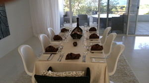 A Class Wedding and Party Catering Pic 4 - Dinner Party set up Jervis Bay