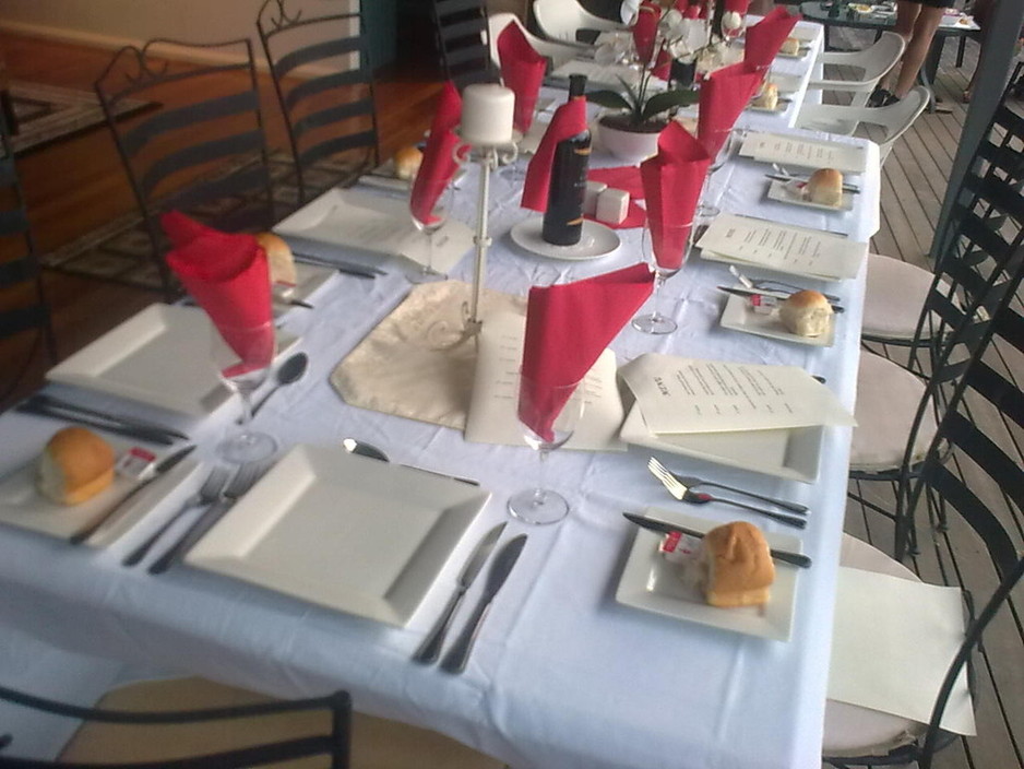 A Class Wedding and Party Catering Pic 1 - Dinner Party set up Kangaroo Valley