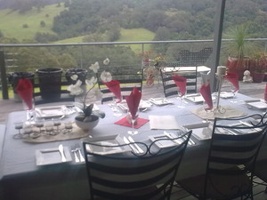 A Class Wedding and Party Catering Pic 2 - View From Balcony kangaroo Valley