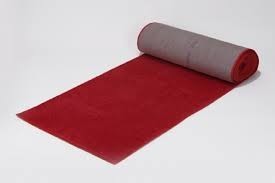 One Stop Party  Hire Pic 1 - Carpet Runners in Red and White