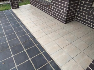 Norwest Pressure Cleaning Pic 4 - Path and tiled area after pressure cleaning