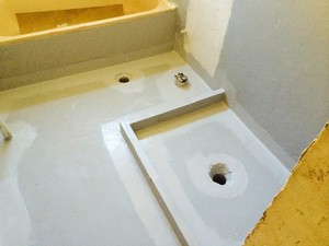 Antileak Waterproofing Pic 5 - Waterproofed the showerhob