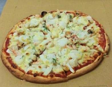 Rocky's Burger Shack Pic 1 - Seafood Pizza