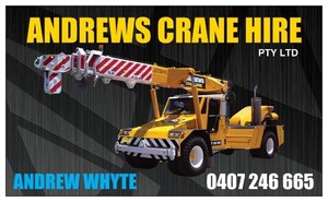 Andrews Crane Hire Pty ltd Pic 3 - Blacktown crane hire