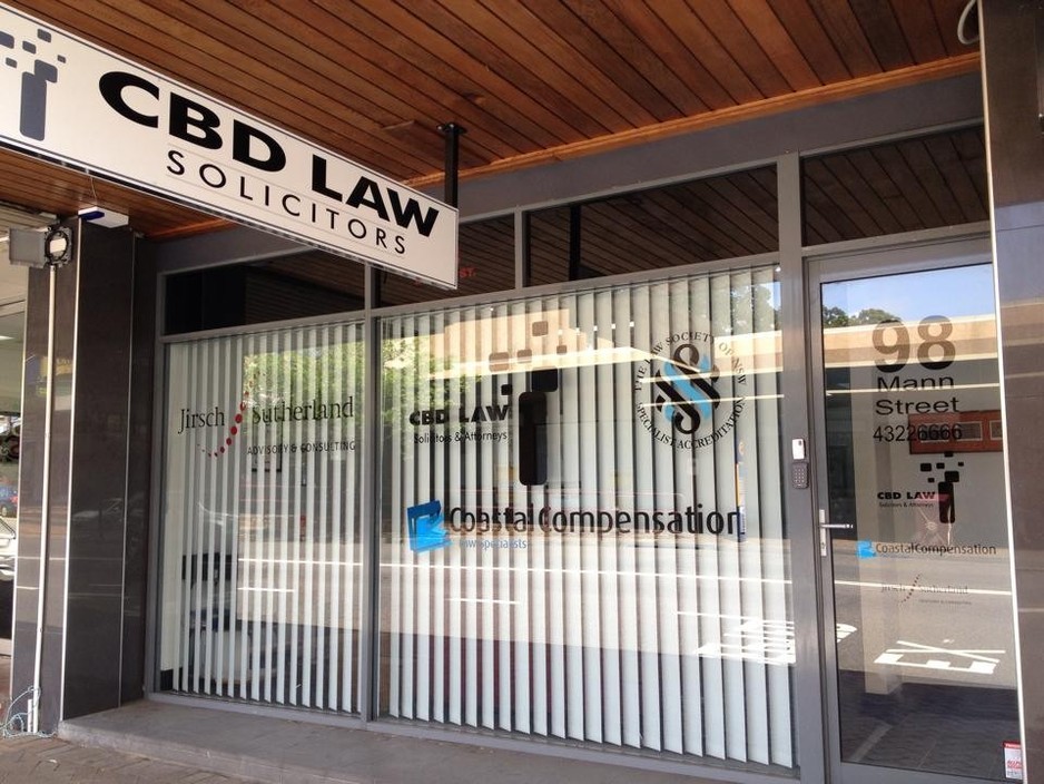 CBD Law Pic 1 - Our new premises 98 Mann Street