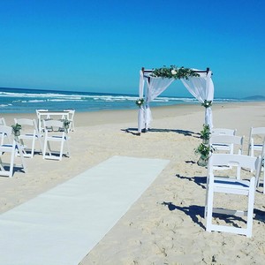 I do Perfection Weddings & Events Pic 2 - Beach Ceremony including complete styling and set up