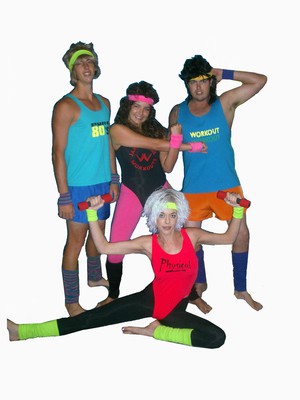 Costumes on the Coast Pic 5 - 80s workout