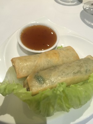 Hooking Bar and Restaurant Pic 3 - Duck spring rolls